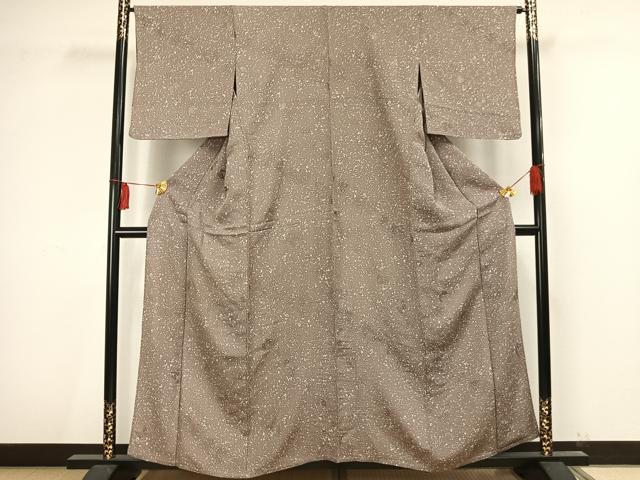 平和屋着物▽訪問着　単衣　舞蝶地紋　正絹　逸品　AAAV2804fy 平和屋着物▽訪問着 単衣 舞蝶地紋 正絹 逸品 AAAV2804fy