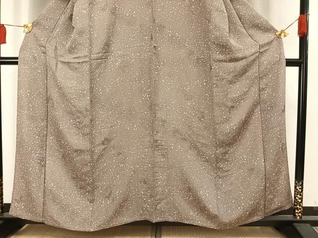 平和屋着物▽訪問着 単衣 舞蝶地紋 正絹 逸品 AAAV2804fy