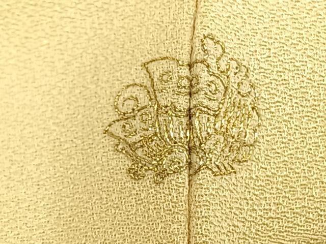 平和屋着物▽上質な色無地 単衣 熨斗花地紋 砥粉色 正絹 逸品 AAAV2846fy