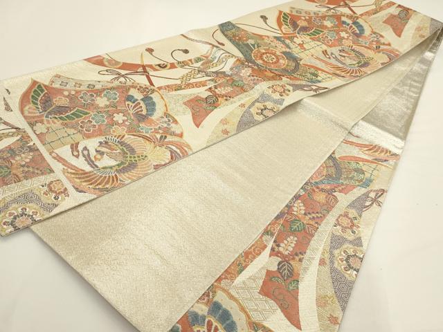 平和屋着物◎九百佐賀錦 六通柄袋帯 織匠宝文 正絹 逸品 AAAV3298sx
