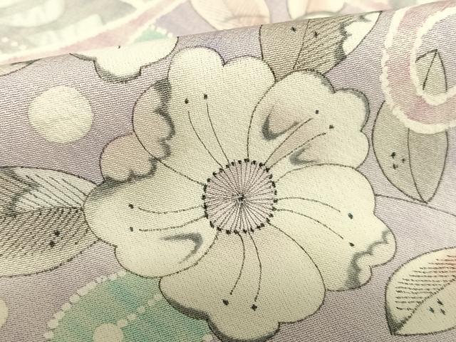 平和屋着物●英王室献上友禅作家 木下勝功 訪問着 辻が花 手描き 正絹 逸品 AAAV7069zg