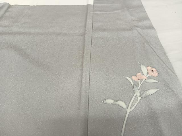 平和屋着物●訪問着 友禅 草花文 暈し染め 正絹 逸品 AAAV7086zg