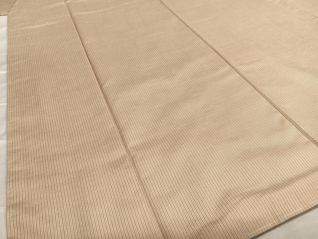 平和屋着物●上質な紬 縞 正絹 逸品 AAAV7090zg