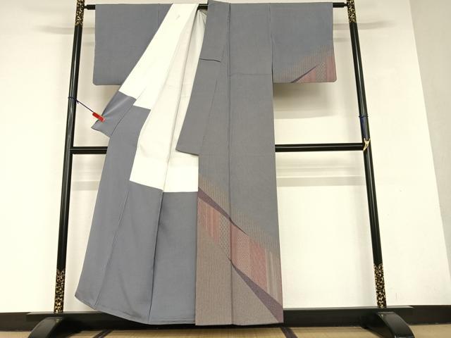 平和屋着物●訪問着 間道 正絹 逸品 AAAV7119zg
