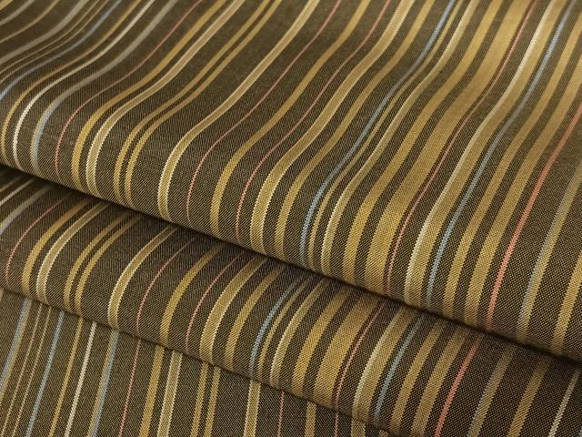 平和屋着物●本場縞大島紬 正絹 逸品 AAAV7140zg