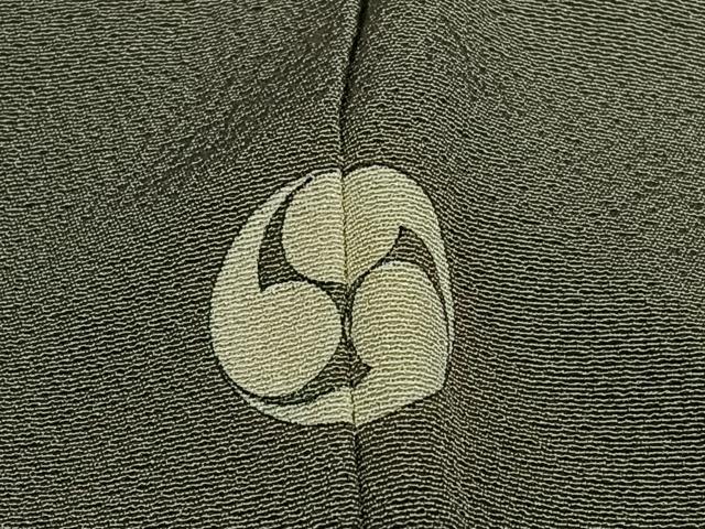 平和屋着物●上質な色無地 利休色 正絹 逸品 未使用 AAAV7162zg