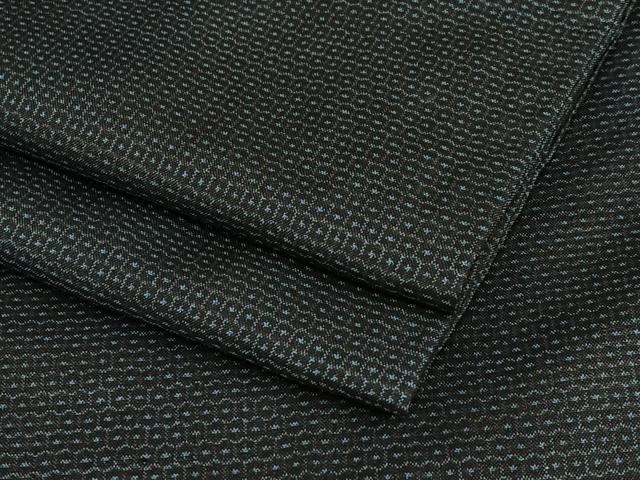 平和屋着物●男性 本場大島紬 アンサンブル 100亀甲 総詰 正絹 逸品 AAAV7297zg
