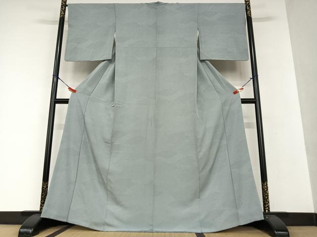 平和屋着物●江戸小紋 雲重ね吉祥花文 松坂屋扱い 正絹 逸品 AAAV7451zg
