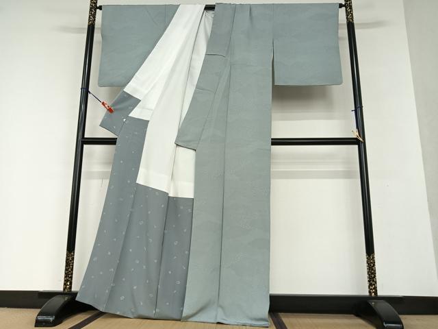 平和屋着物●江戸小紋 雲重ね吉祥花文 松坂屋扱い 正絹 逸品 AAAV7451zg