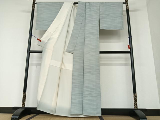 平和屋着物●上質な小紋 霞文 正絹 逸品 AAAV7471zg