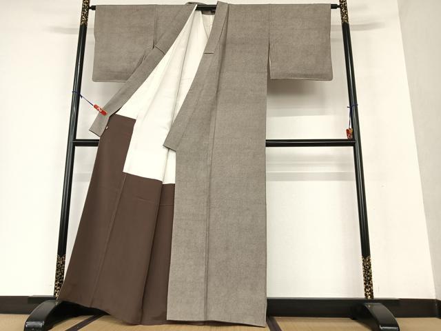 平和屋着物●人間国宝 小宮康孝 江戸小紋 鮫小紋柄 三越扱い 正絹 逸品 AAAV7474zg