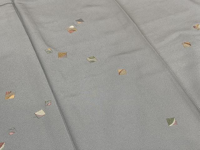 平和屋着物●訪問着 刺繍 色紙文 金銀糸 正絹 逸品 AAAV7487zg