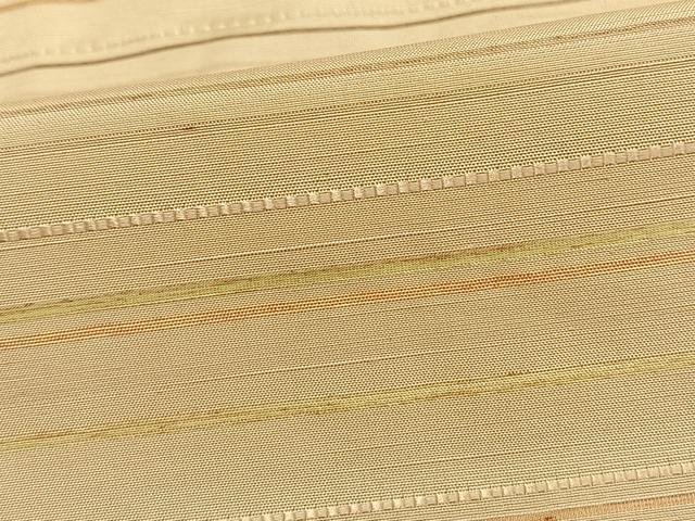 平和屋着物▽上質な紬 単衣 横縞 正絹 逸品 AAAV8321fy