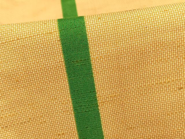 平和屋着物▽上質な紬 単衣 縞 正絹 逸品 未使用 AAAV8328fy