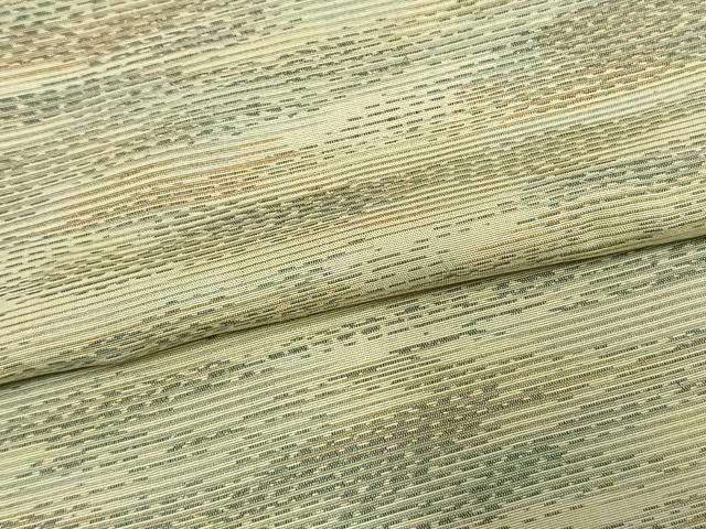 平和屋着物▽上質な紬 単衣 霞文 正絹 逸品 AAAV8433fy