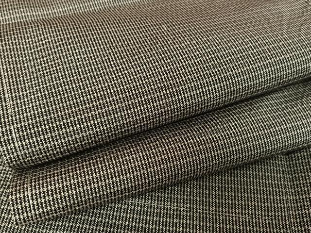 平和屋着物●男性 本場大島紬 格子 正絹 逸品 未使用 AAAV9090np