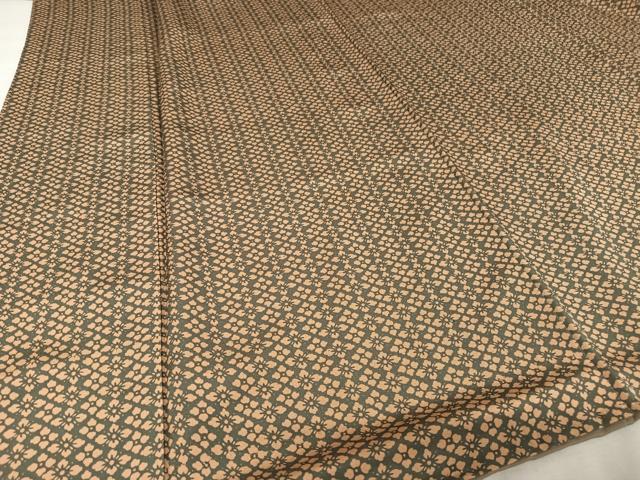 平和屋着物●上質な小紋 花菱文 正絹 逸品 AAAV9156np
