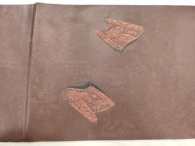 平和屋着物◎太鼓柄袋帯 絵巻 正絹 逸品 AAAV9333sg