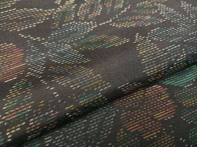 平和屋着物●本場大島紬 草木文 正絹 逸品 未使用 AAAV9424ph