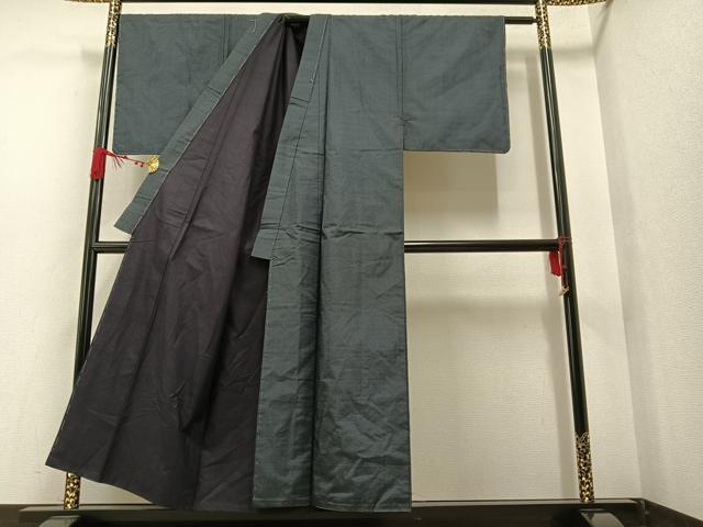 平和屋着物●男性 本場大島紬 アンサンブル 100亀甲 総詰め 正絹 逸品 AAAW0022ph