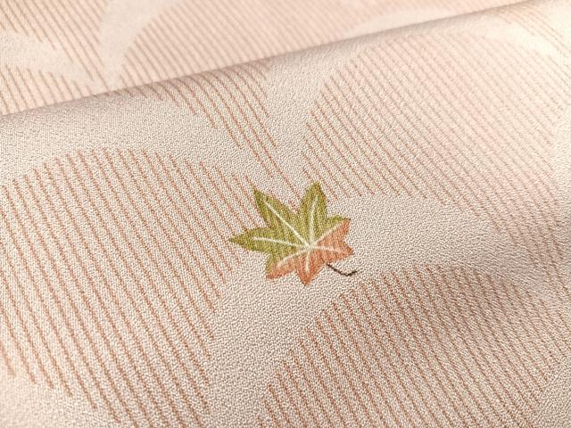 平和屋着物●訪問着 楓文 正絹 逸品 AAAW0039ph