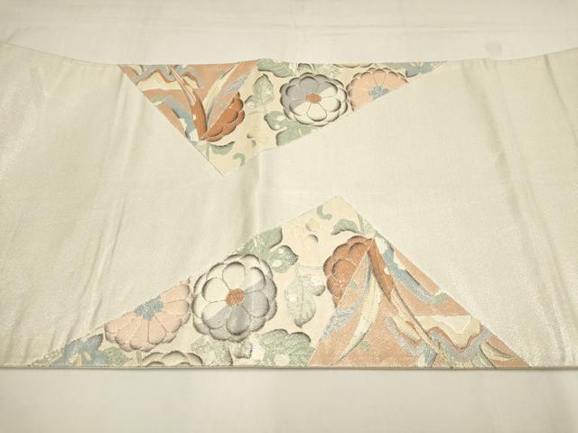 平和屋着物●六通柄袋帯 辻が花 刺繍 金銀糸 正絹 逸品 AAAW0342wj