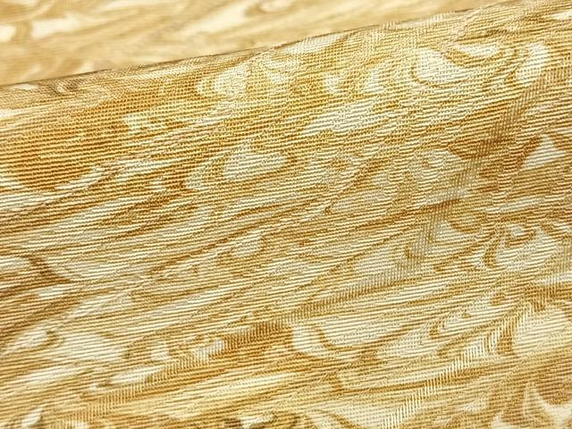 平和屋着物▽上質な小紋 単衣 墨流し文様 正絹 逸品 AAAW1242fy
