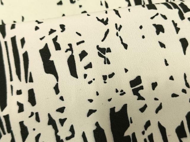 平和屋着物▽上質な小紋 単衣 樹林シルエット 正絹 逸品 AAAW1247fy