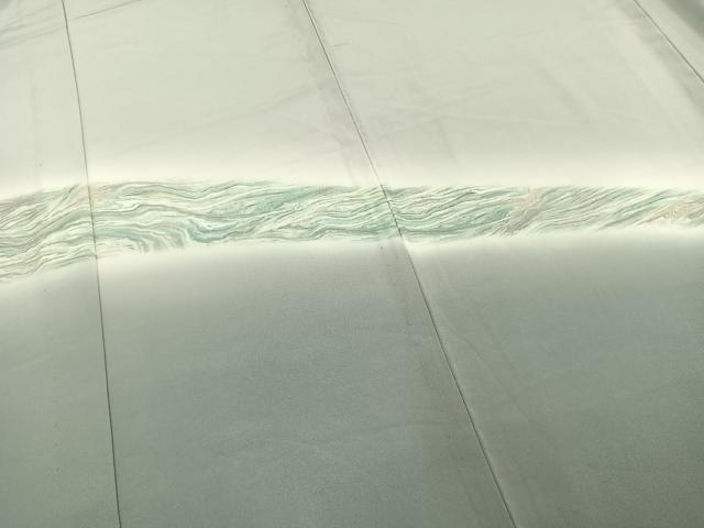 平和屋着物▽訪問着 単衣 霞文 暈し染め 洗える着物 AAAW1252fy