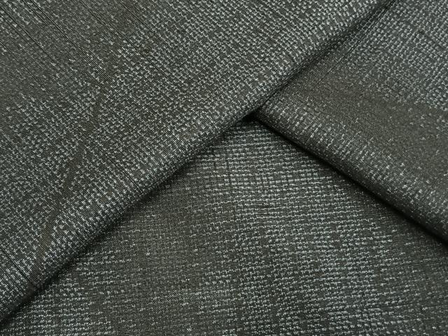 平和屋着物▽上質な紬 単衣 斜縞 正絹 逸品 AAAW1290fy