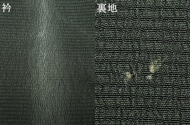 平和屋着物▽訪問着 単衣 本塩沢 丸文 瓢箪 暈し染め 黒地 正絹 逸品 AAAW1316fy