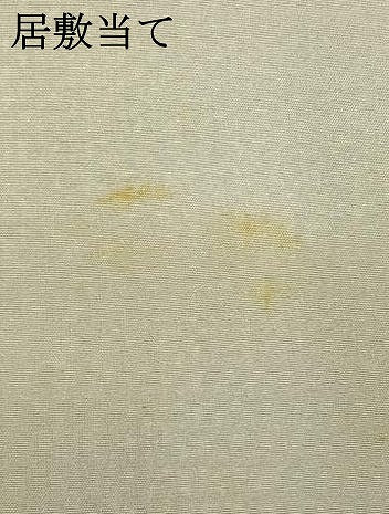 平和屋着物▽上質な紬 単衣 舞葉文 正絹 逸品 AAAW1323fy