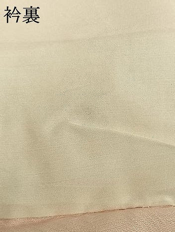 平和屋着物▽訪問着 単衣 友禅 草花文 正絹 逸品 AAAW1339fy