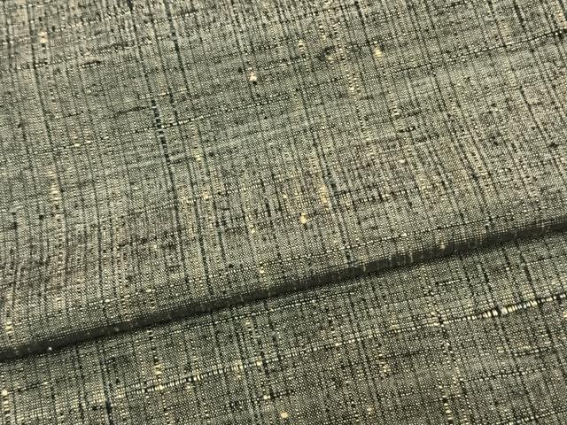 平和屋着物▽男性 単衣 紬 霞文 正絹 逸品 AAAW1343fy