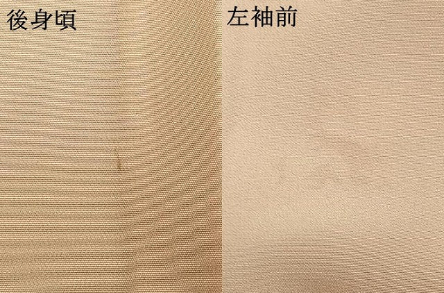 平和屋着物▽訪問着 単衣 友禅 草花文 金銀彩 正絹 逸品 AAAW1354fy