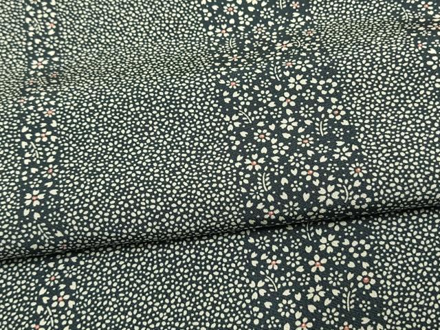 平和屋着物▽上質な小紋 単衣 花間道 正絹 逸品 AAAW1398fy