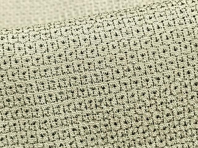 平和屋着物▽男性 本塩沢 単衣 110亀甲 総詰め 正絹 逸品 AAAW1414fy