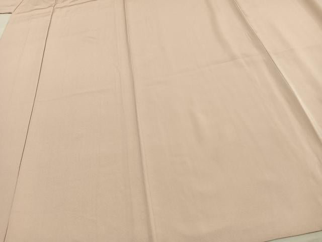 平和屋着物▽上質な色無地 単衣 薄桜色 正絹 逸品 AAAW1440fy