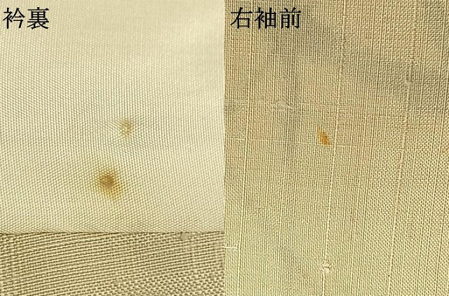 平和屋着物▽訪問着 単衣 生紬 手描き 草花文 正絹 逸品 AAAW1441fy