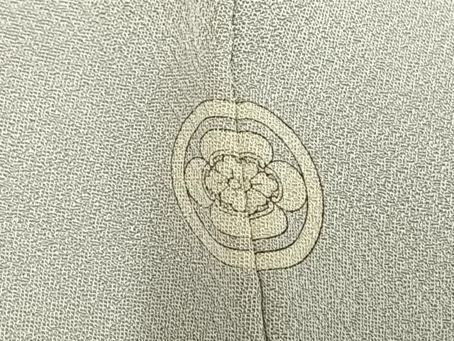 平和屋着物▽訪問着 単衣 駒刺繍 絞り 草花文 金彩 正絹 逸品 AAAW1493fy