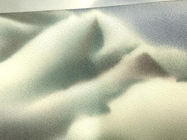 平和屋着物▽訪問着 単衣 作家物 風景文 暈し染め 正絹 逸品 AAAW1500fy