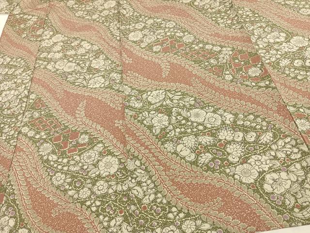 平和屋着物▽上質な小紋 単衣 辻が花 正絹 逸品 AAAW1506fy