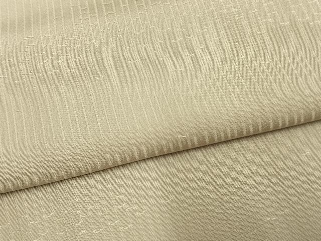 平和屋着物▽上質な小紋 単衣 縞 正絹 逸品 AAAW1527fy