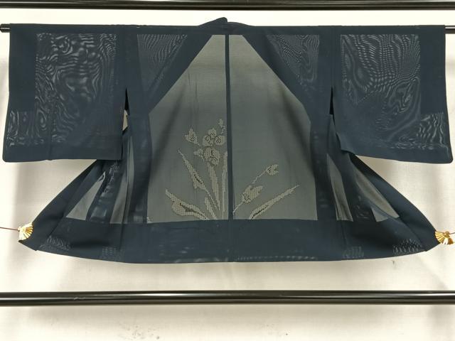平和屋着物▽羽織 スリーシーズン 春夏秋 塵除け 草花紋紗 正絹 逸品 AAAW1542fy