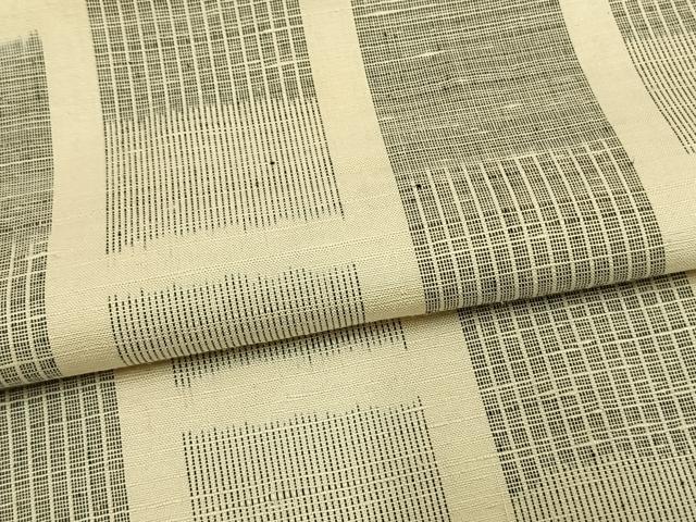 平和屋着物▽上質な紬 単衣 駒結城 色紙文 反端付き 正絹 逸品 AAAW1564fy