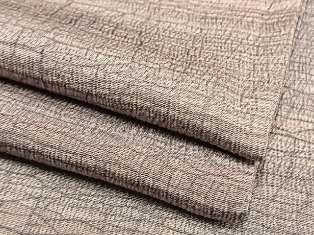 平和屋着物▽上質な小紋 単衣 抽象文 正絹 逸品 AAAW1581fy