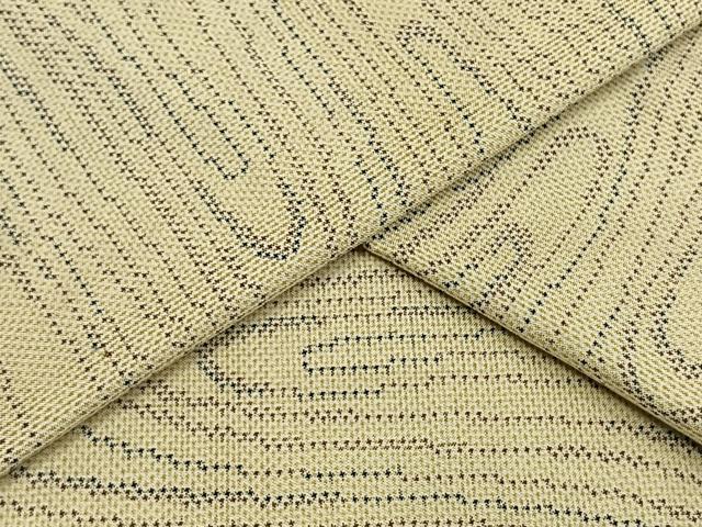 平和屋着物▽本場大島紬 単衣 7マルキ 渦巻文 正絹 逸品 AAAW1635fy