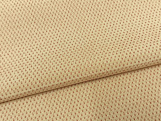 平和屋着物▽本塩沢 単衣 蚊絣 三越扱い 正絹 逸品 AAAW1639fy