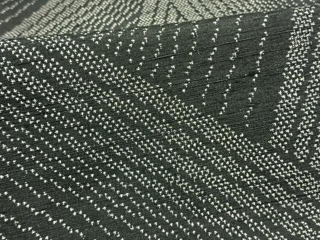平和屋着物▽六條ゆきやま紬 単衣 切嵌文 証紙付き 正絹 逸品 AAAW1655fy