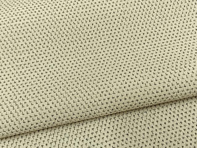 平和屋着物▽本塩沢 単衣 蚊絣 正絹 逸品 AAAW1743fy